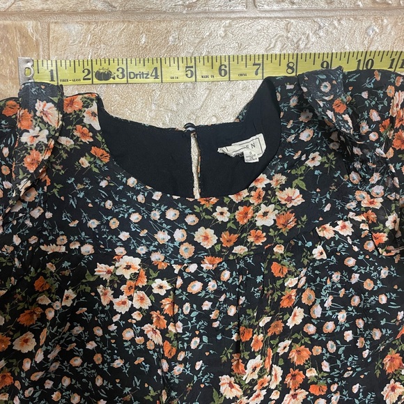 Hayden Girl gorgeous fall floral tiered dress-Girls size small-EUC - Picture 14 of 16